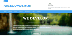 Desktop Screenshot of premiumprofiles.se